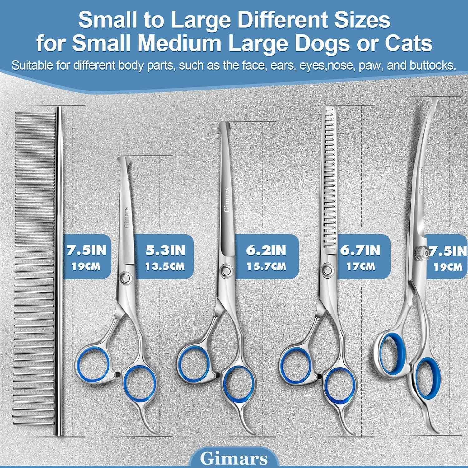 Durable Professional Dog Grooming Scissors Set