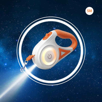 GlowPaw LED Retractable Pet Leash