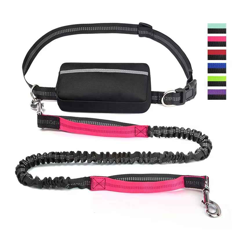 Hands-Free Dog Leash Waist Belt