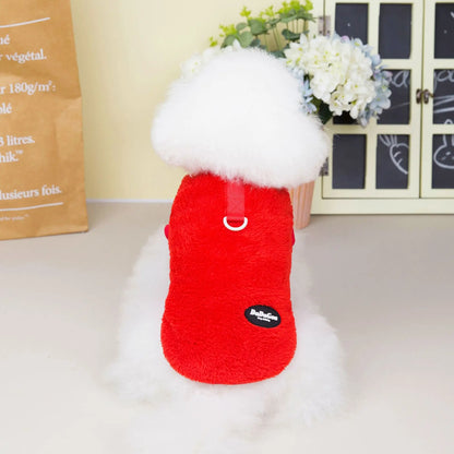 Small Dog Winter Fleece Jacket - Warm & Stylish Pet Clothing - HuckMB Pet Supply