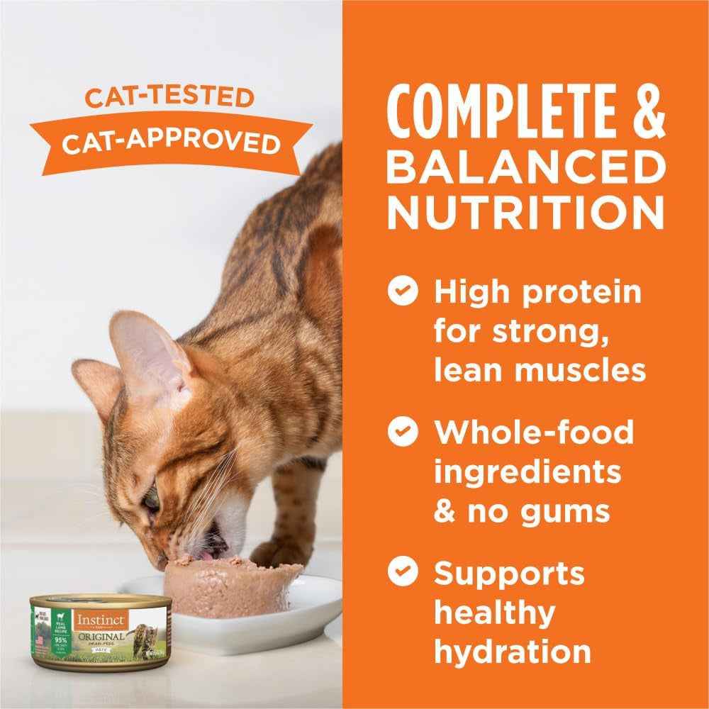 Grain-Free Lamb Wet Cat Food - High Protein Nutrition