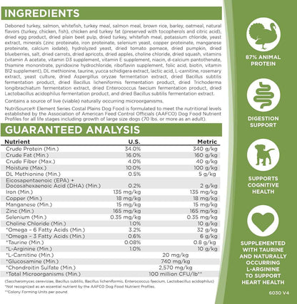 Nutrisource Element Series Coastal Plains Dry Dog Food