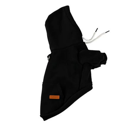 Warm Fleece Pet Hoodie: Cozy Dog & Cat Clothing for Outdoors - HuckMB Pet Supply