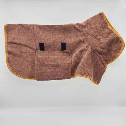 Quick Drying Absorbent Dog Bathrobe Towel for Pets