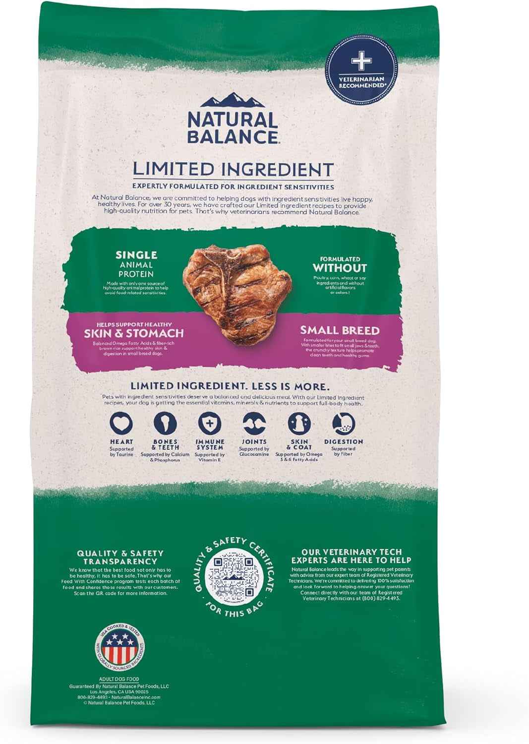 Lamb & Rice Small-Breed Dog Food: Natural Balance Nutrition