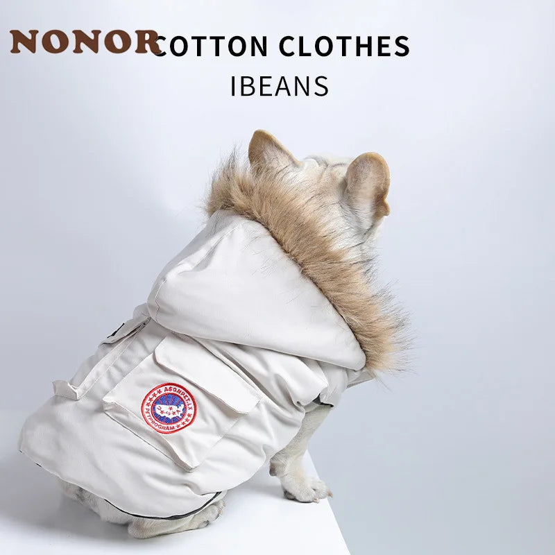 Dog Winter Coat for Small Breeds | Warm Hoodie Vest - HuckMB Pet Supply