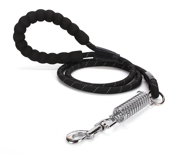 Pet Leash Reflective Nylon Spring Safety Tether Loop Rope - HuckMB Pet Supply
