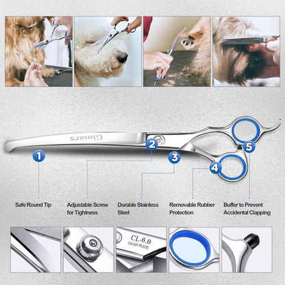 Durable Professional Dog Grooming Scissors Set