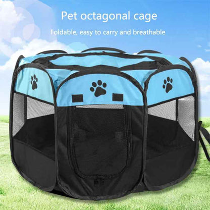 Foldable Pet Nest Tent: Secure Space for Cats & Dogs
