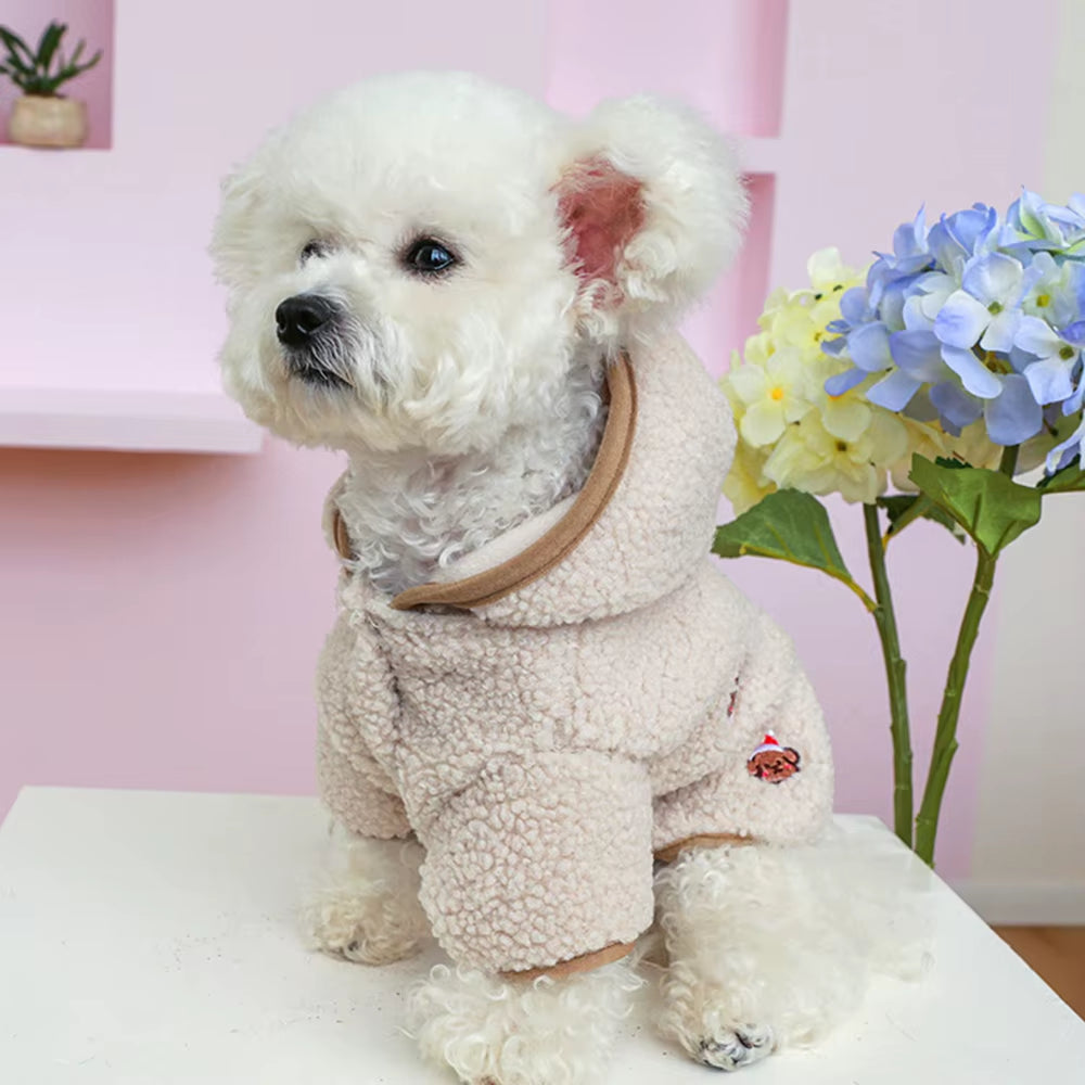 Winter Pet Coat: Stylish Fleece Jackets for Small Dogs - HuckMB Pet Supply