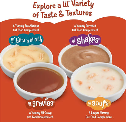 Friskies Roasted Chicken Cat Treats Pack - Gravy Pouches - HuckMB Pet Supply