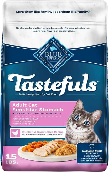 Blue Buffalo Sensitive Stomach Cat Food -Natural & Digestive