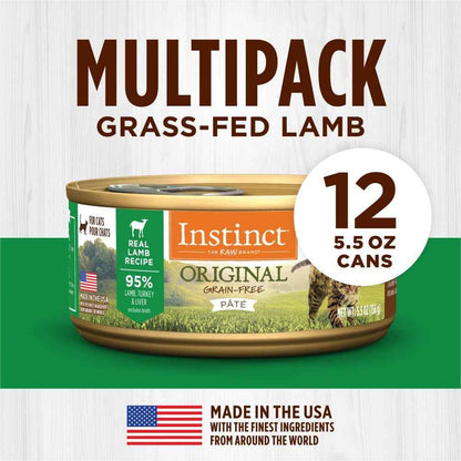 Grain-Free Lamb Wet Cat Food - High Protein Nutrition