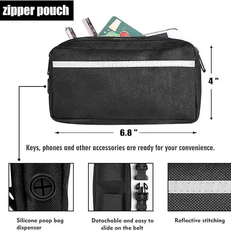 Hands-Free Dog Leash Waist Belt