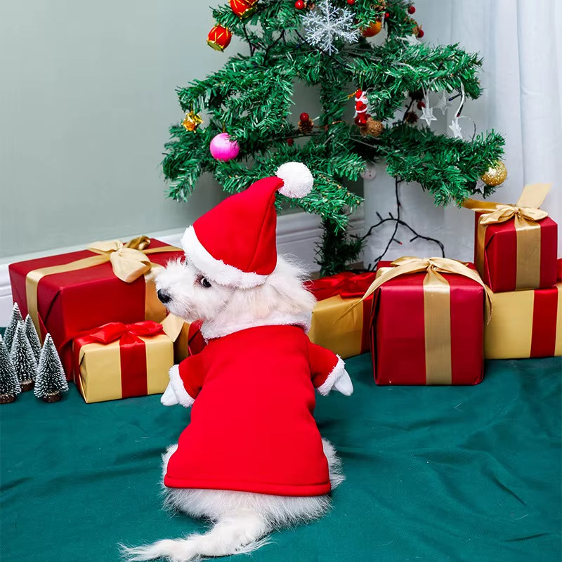 Christmas Pet Costume for Cats and Dogs - Warm 3D Fleece - HuckMB Pet Supply