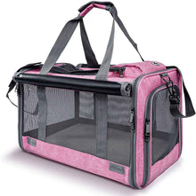 Large Pet Carrier for Travel: Soft-Sided Cat & Dog Carrier