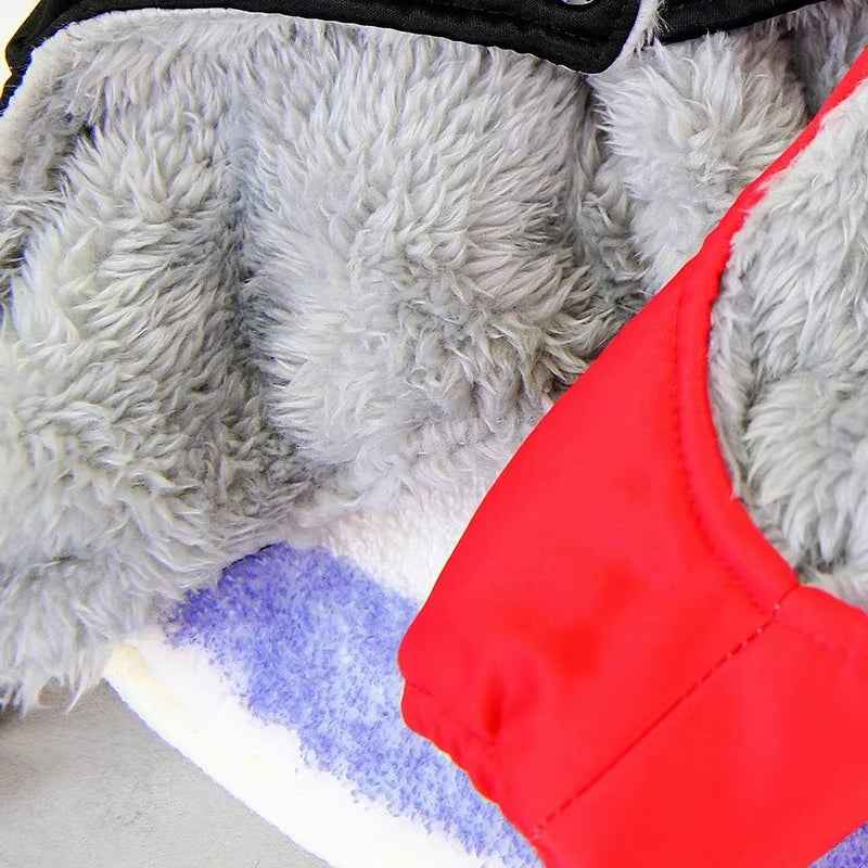Winter Waterproof Dog Coat: Reflective Hoodie for Small Pets