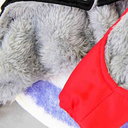 Winter Waterproof Dog Coat: Reflective Hoodie for Small Pets