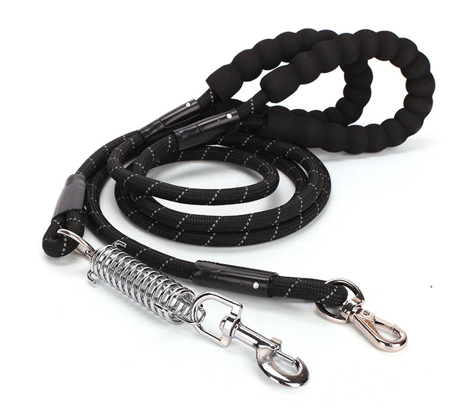 Pet Leash Reflective Nylon Spring Safety Tether Loop Rope - HuckMB Pet Supply