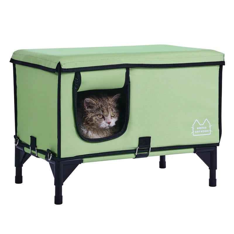 Heated Cat House Winter Protection