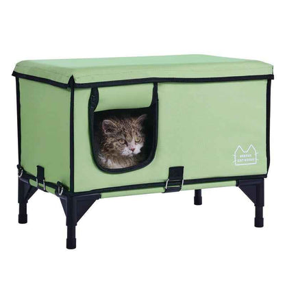 Heated Cat House Winter Protection