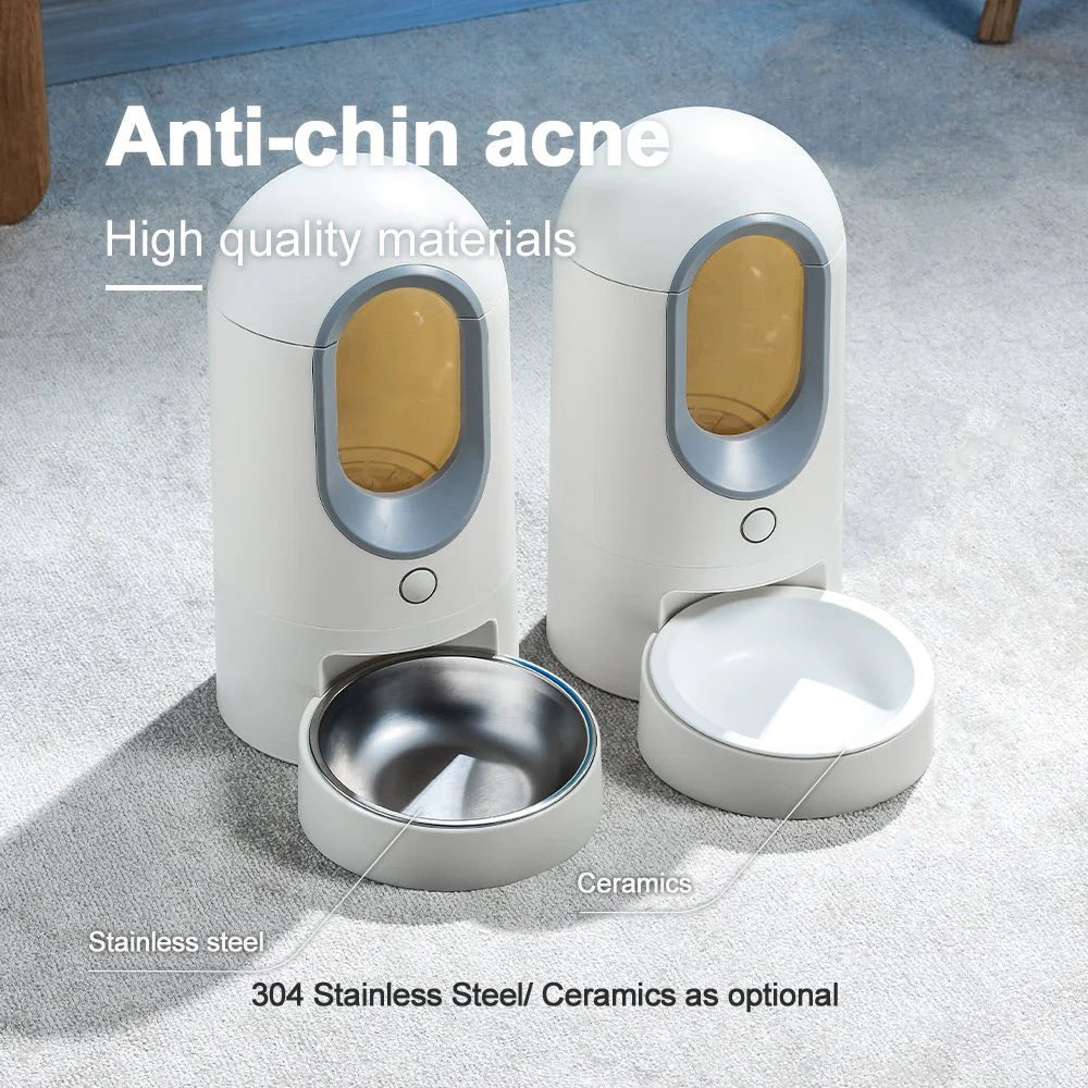 HEYBO Automatic Cat Feeder Timed Cat Food Dispenser Smart - HuckMB Pet Supply