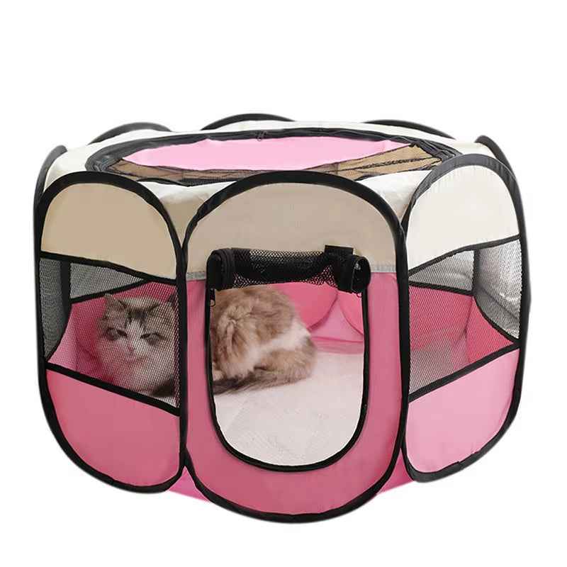 Foldable Pet Nest Tent: Secure Space for Cats & Dogs