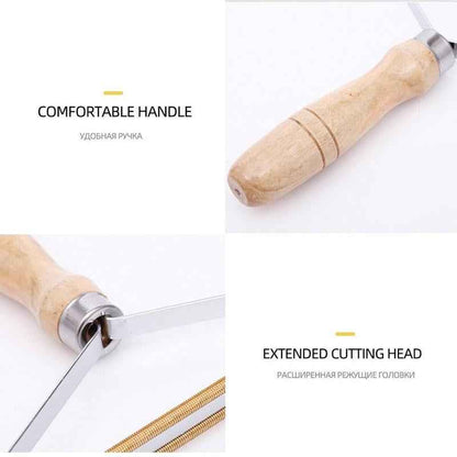 Eco-Friendly Pet Hairbrush Wooden Handle