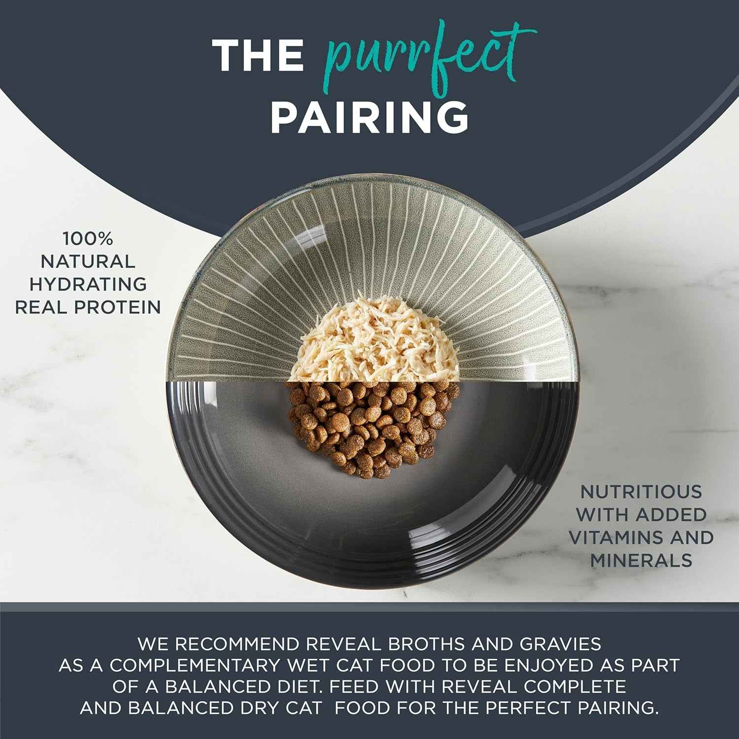 Natural Grain-Free Wet Cat Food - Reveal Fish Variety