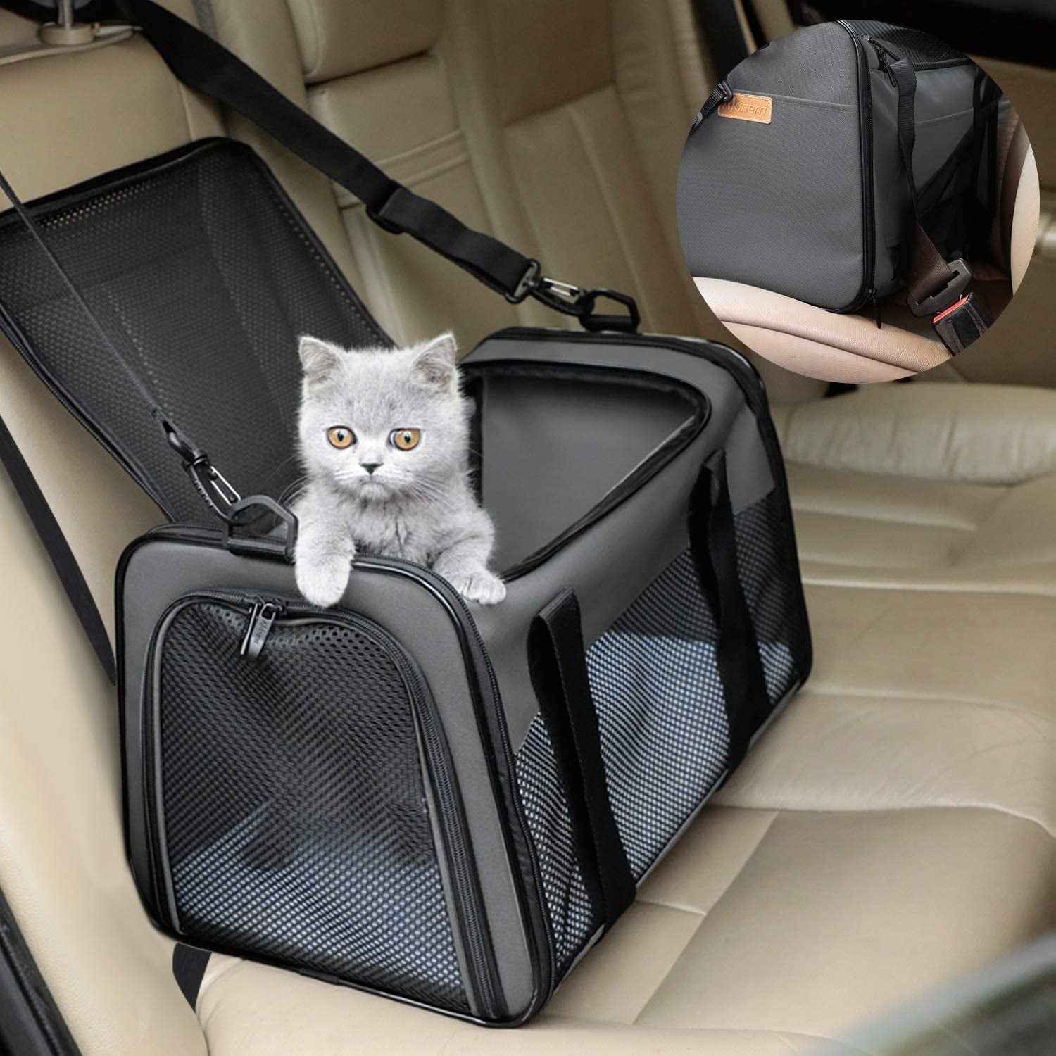 Airline Approved Soft-Sided Pet Carrier for Cats and Dogs