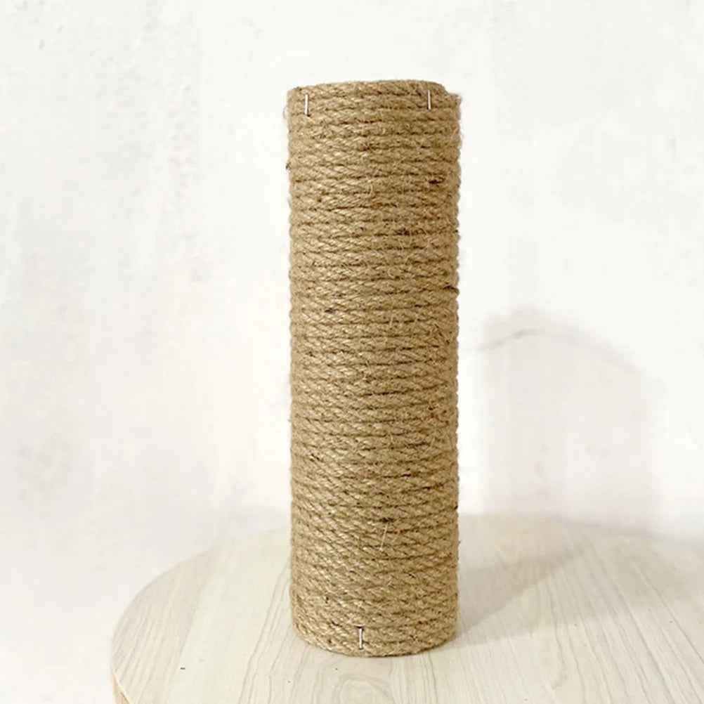 Durable Cat Climbing Post Replacement - Wood & Hemp Design