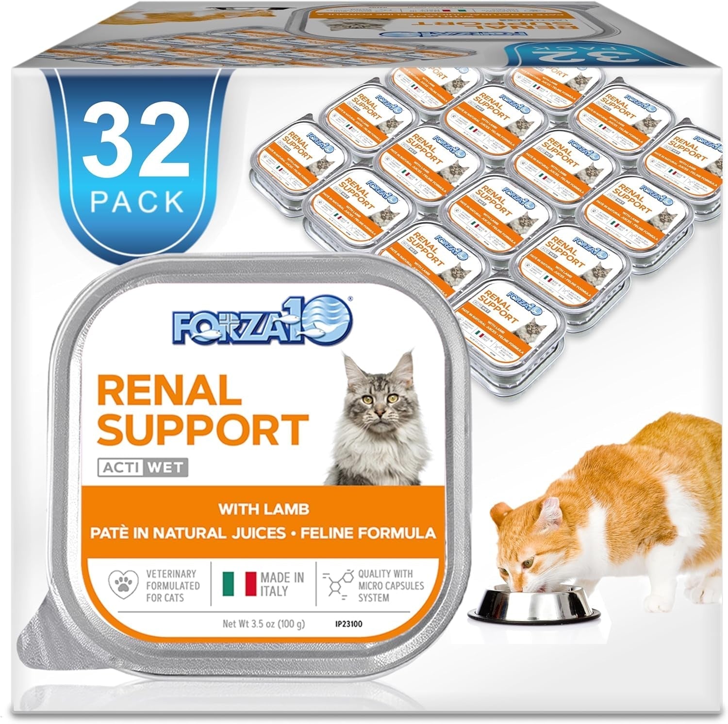 Forza10 Kidney Care Wet Cat Food - Renal Support with Lamb - HuckMB Pet Supply