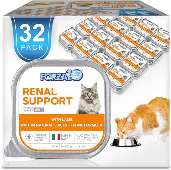 Forza10 Kidney Care Wet Cat Food - Renal Support with Lamb - HuckMB Pet Supply