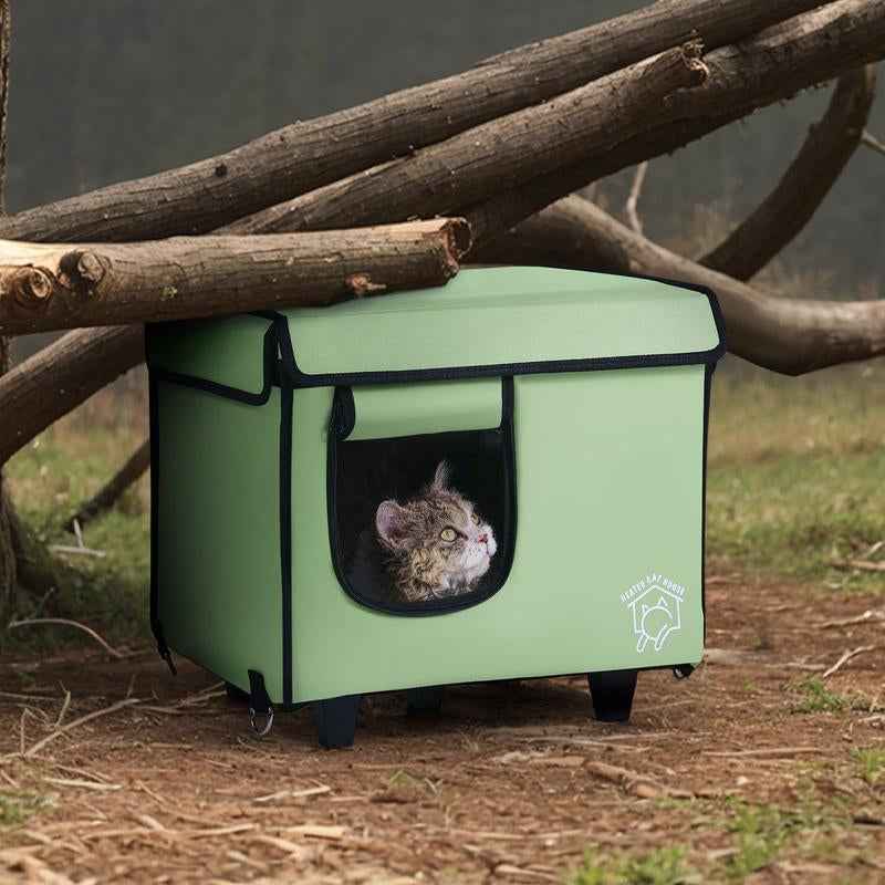 Heated Cat House Winter Protection