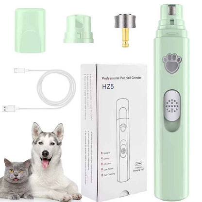 USB Electric Dog Nail Grinder: Painless, Rechargeable