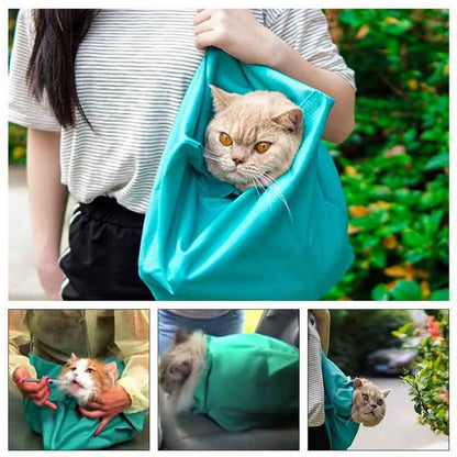 Cozy Cat Travel Tote Bag: Stylish, Plush Carrier for Cats
