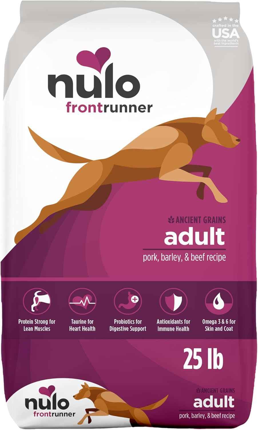 Nulo Frontrunner Ancient Grains High-Protein Dog Food 25lb