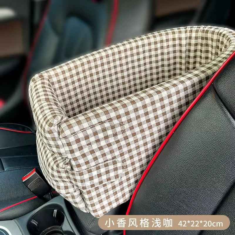 Portable Dog Car Seat for Safe Pet Travel - Small Breeds