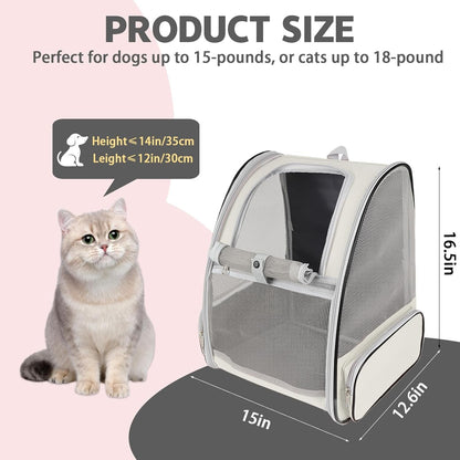Airline Approved Pet Carrier Backpack -Ventilated for Travel - HuckMB Pet Supply