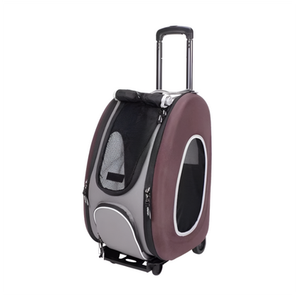 Foldable Pet Stroller Trolley Backpack - HuckMB Pet Supply